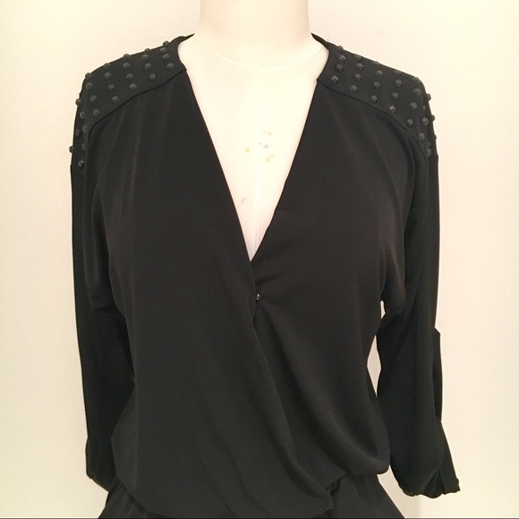 Michael Kors Studded Black Jumpsuit - Picture 6 of 8